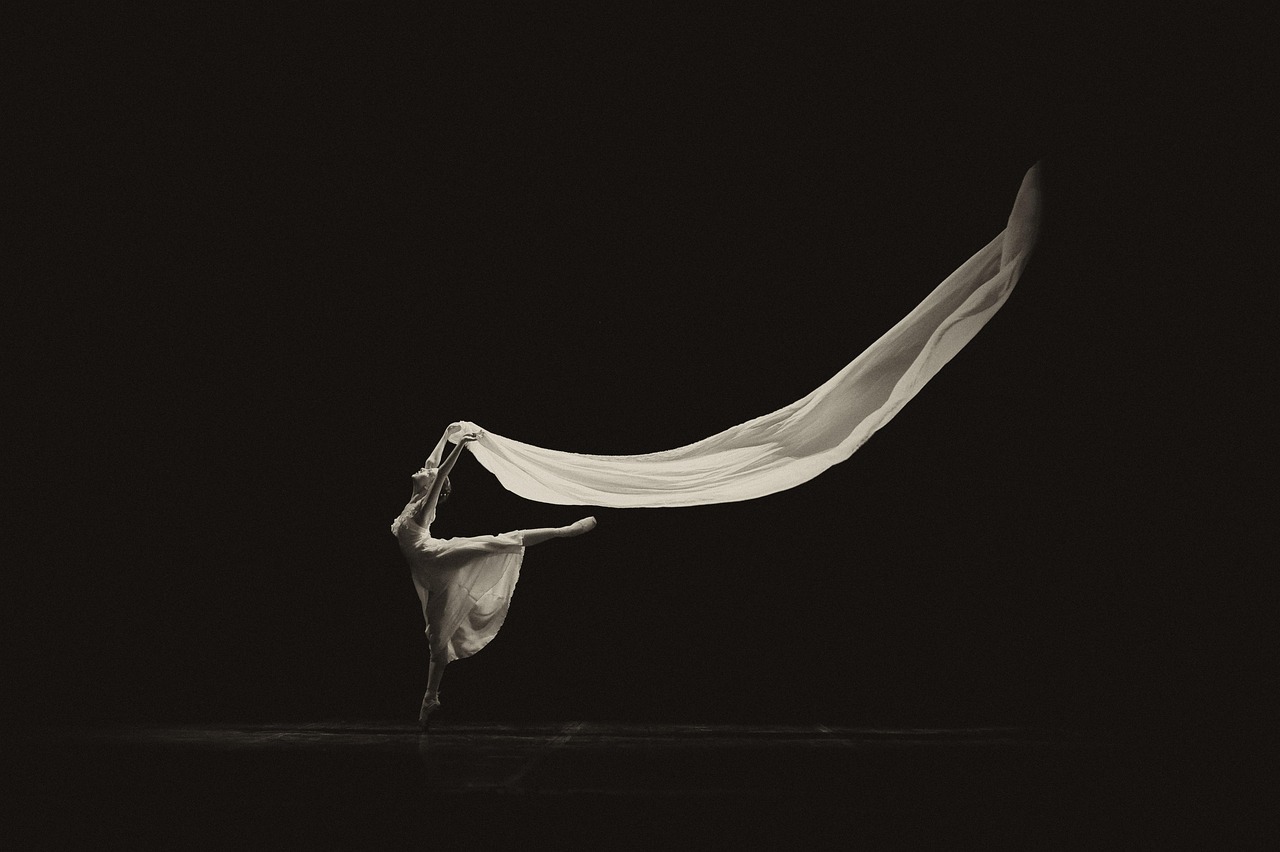 Artistic ballet pose